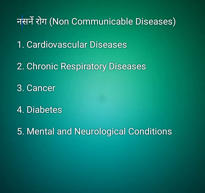Non Communicable Diseases